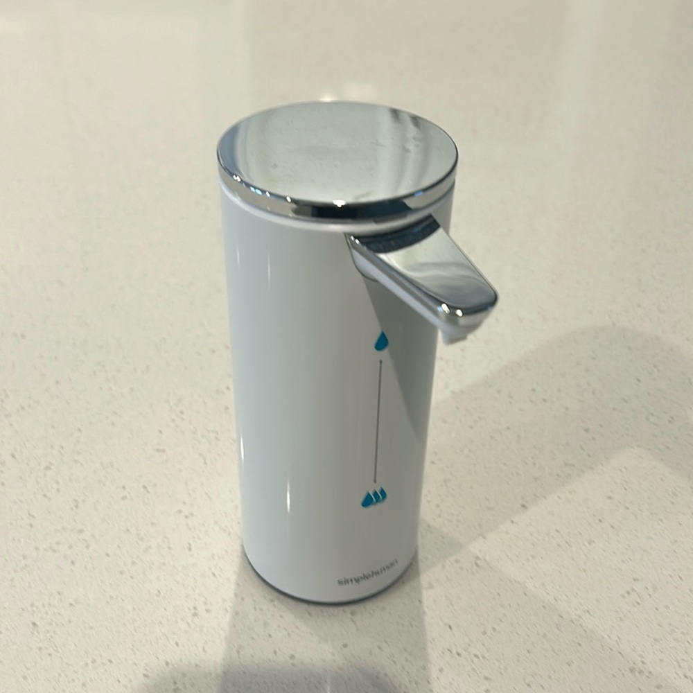 Simple Human Soap Dispenser, White